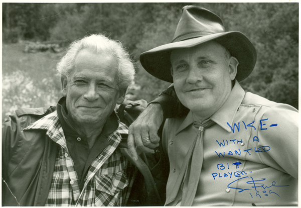 Image of Samuel Fuller and William K. Everson, 1989