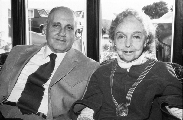 Image of William K. Everson and Lillian Gish
