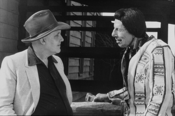 Image of William K. Everson and Iron Eyes Cody